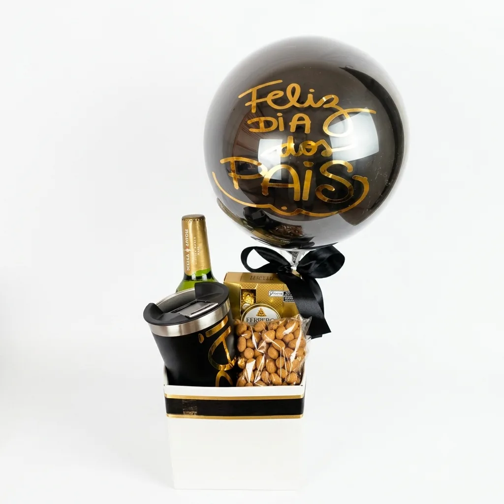 Box Dia dos Pais Black & Gold Premium