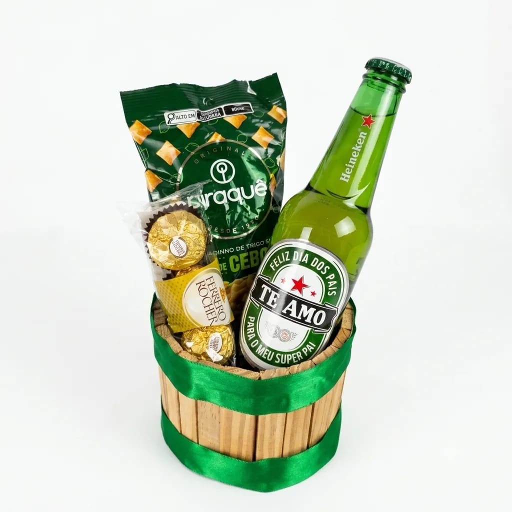 Mimo Dia dos Pais Heineken: Rótulo Personalizado, Chocolates & Snack