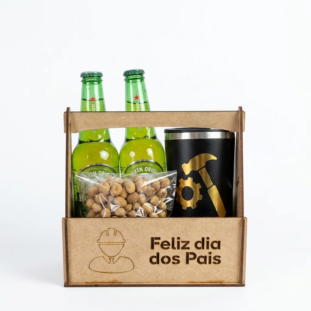 Maleta Heineken Dia dos Pais: Copo Térmico & Amendoim