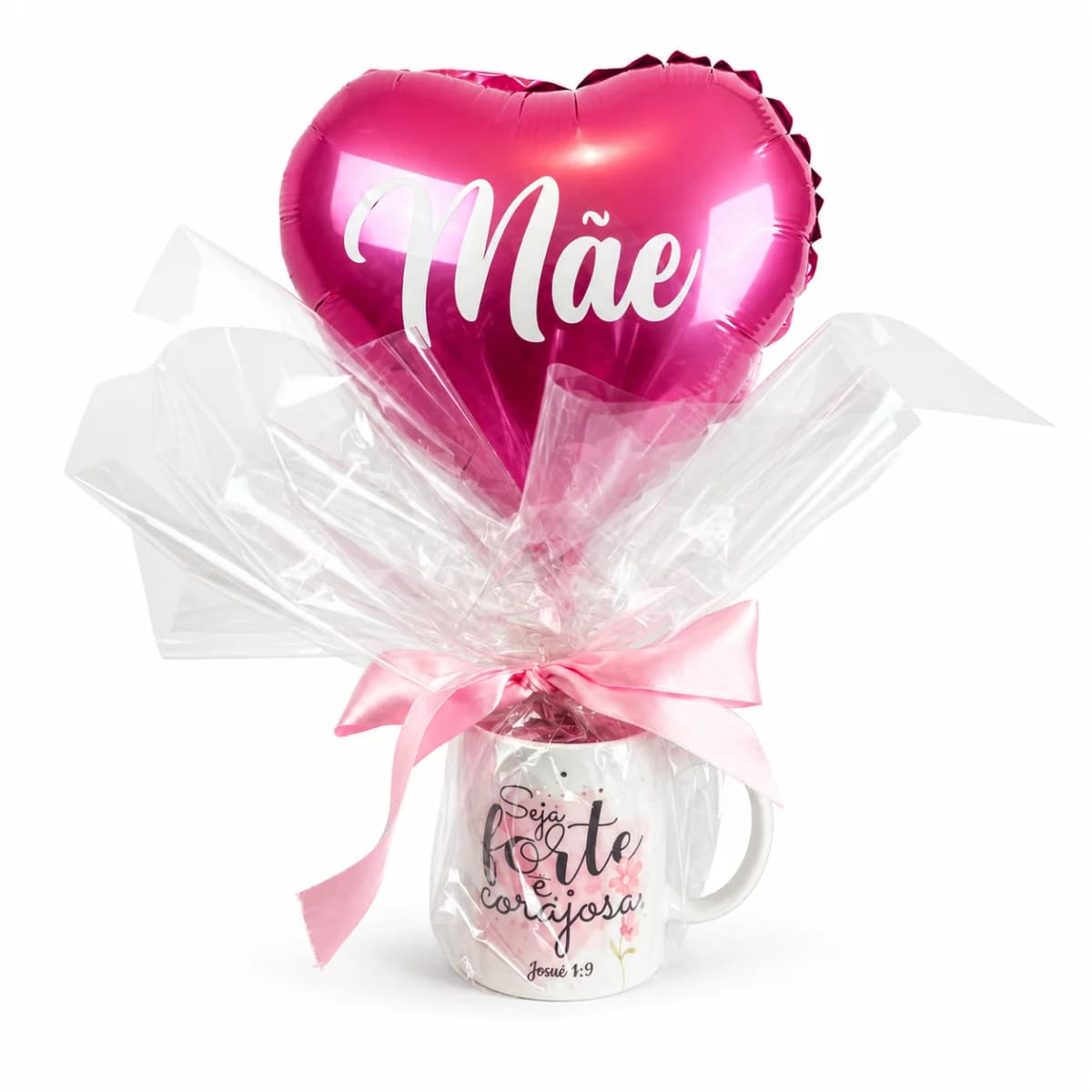 Caneca de Porcelana Com frase e Balão Personalizado Dia das Mães