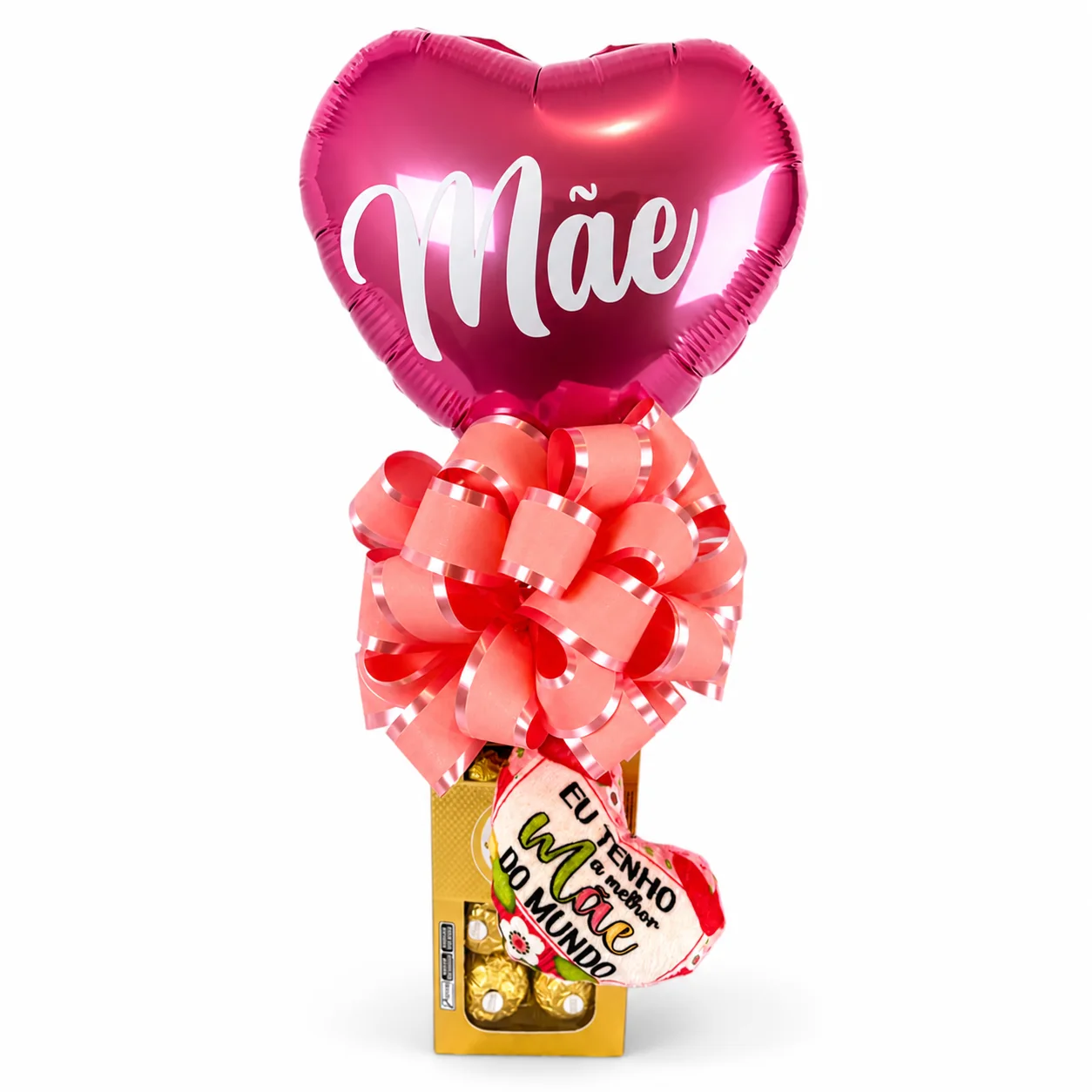 Ferrero Rocher Balão e Chaveiro - Dia das Mães