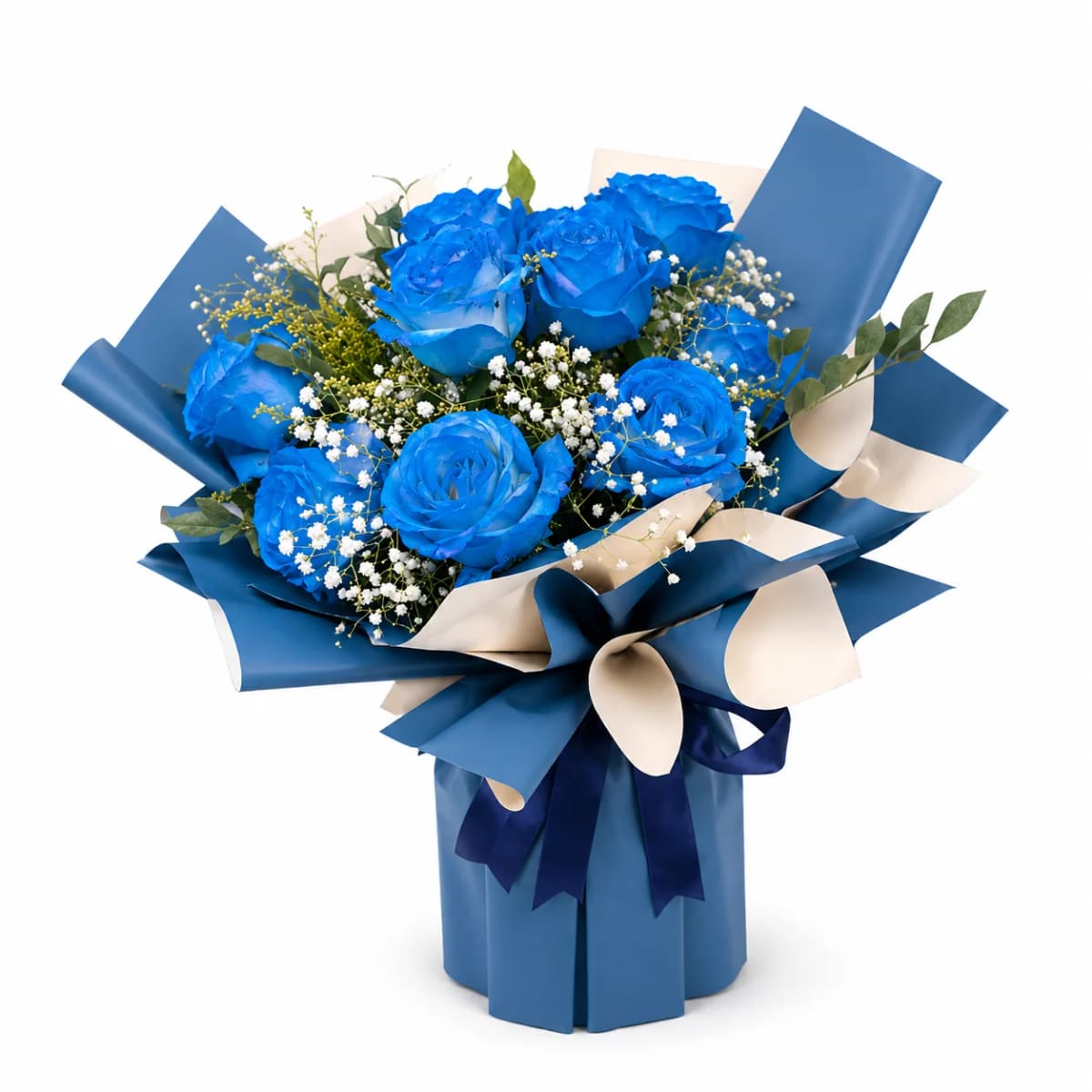 Buque Safira Azul Luxo