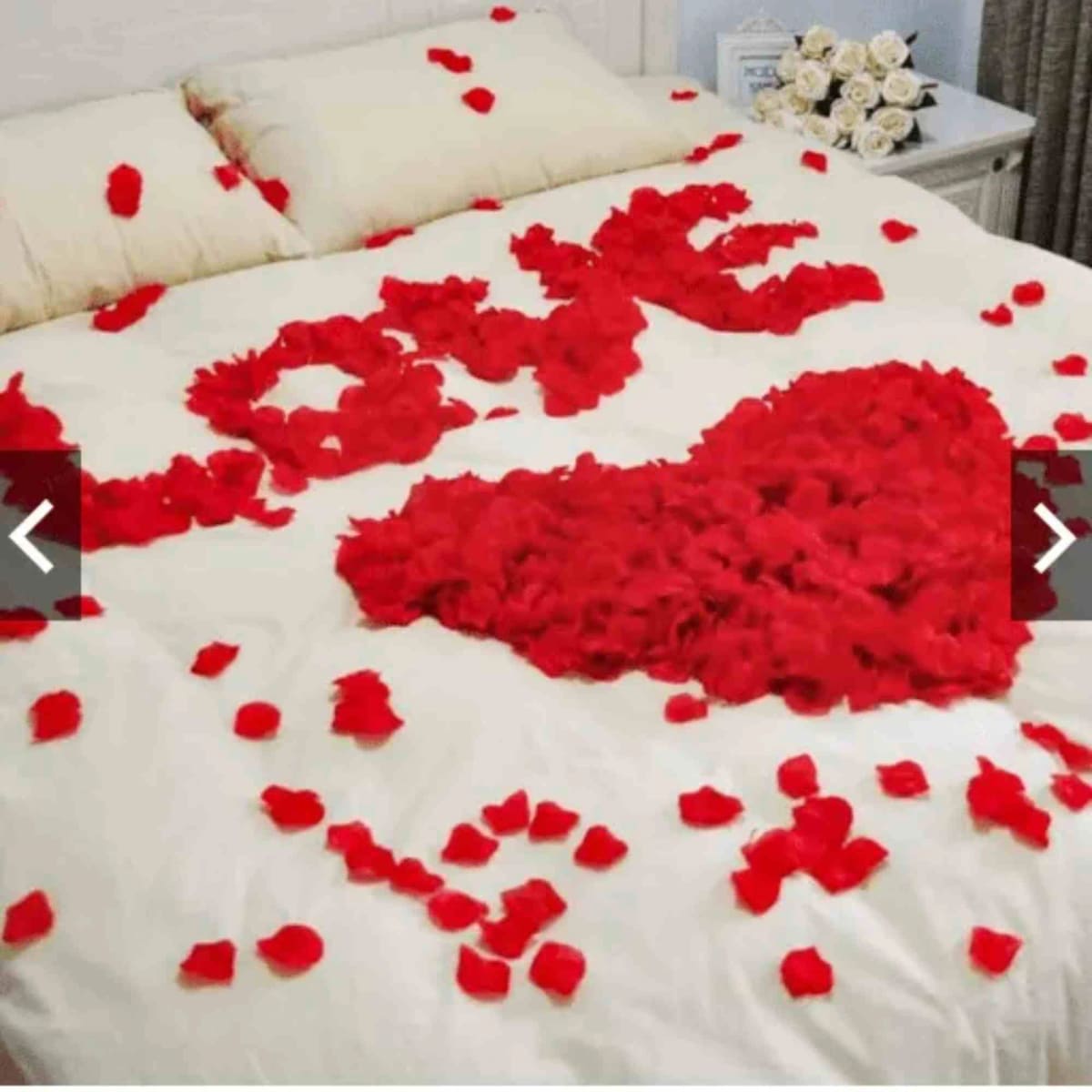 500 Pétalas De Rosas Artificiais Para Decoração Romântica